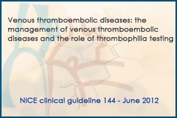 Venous Thromboembolism-NICE guidelines 2012