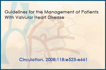 ACC/AHA Focussed update on valvular heart disease -2008